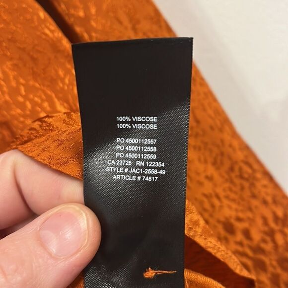 Babaton Power Blouse in Rich Cognac - size XXS - Picture 9 of 12